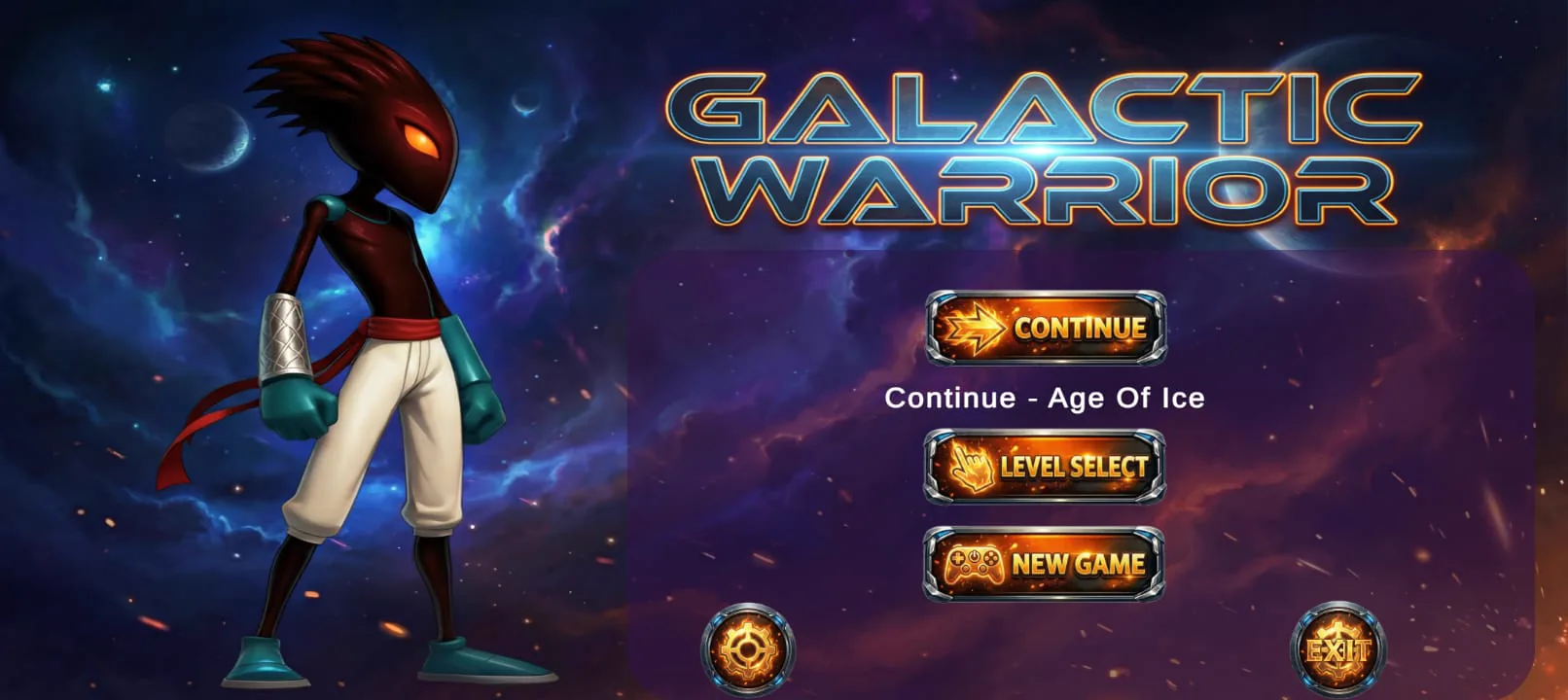 Galactic Warrior — capture de gameplay 1